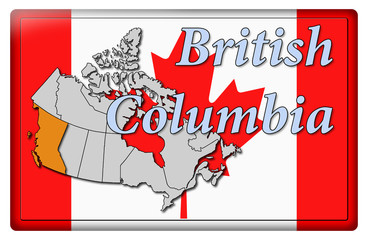 3D-Button - Provinces of Canada