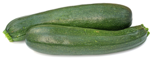 courgette fond blanc