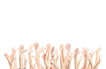 Hands up
