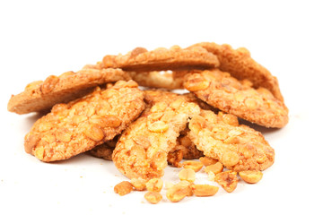 Biscuits with peanuts