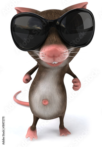 "Souris et lunettes" photo libre de droits sur la banque d'images