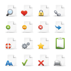 Professional Icon Set / 4 - Pages