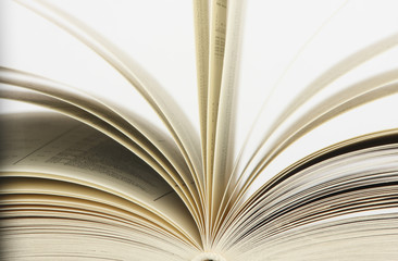 pages of a book - closeup