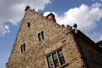 Naklejka premium Altes Rathaus in Rinteln (Detail)