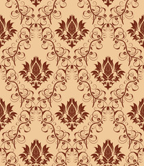 seamless damask pattern