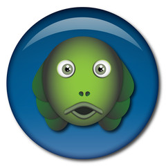 Chapa cabeza de monstruo del lago