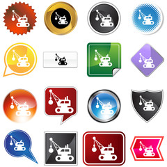 Wrecking Ball Icon Set