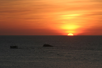 Sonnenuntergang auf Isla de Margarita