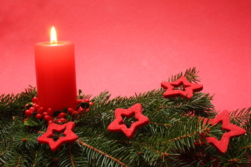 Christmas candle