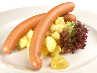 Wiener Würstchen mit Senf