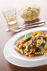 Salmon pasta