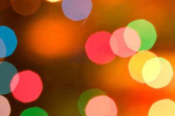 Defocused Christmas lights background