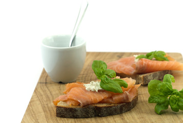 Lachs Dinner