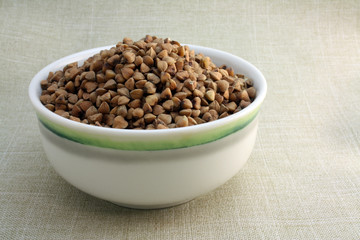 Buckwheat in Bowl