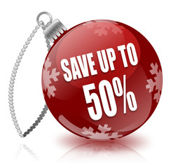 Save 50% bauble