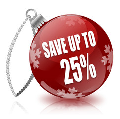 Save 25% bauble