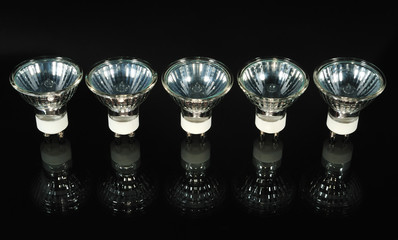Five lamps