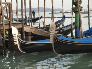 Fototapeta na wymiar Gondole w Wenecji
