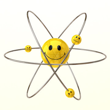 smiley- model of atom