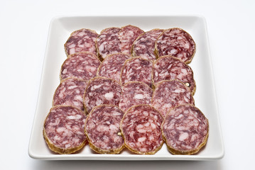 Salchichón ibérico.