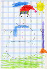 Muñeco nieve Maria