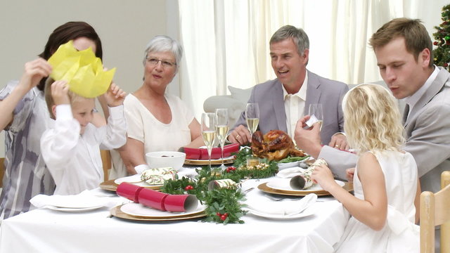 Happy Family Christmas times