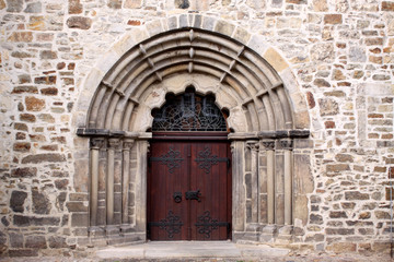Seiteneingang der Marktkirche in Rinteln