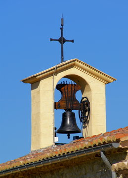 Clocher et paratonnerre