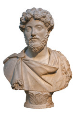 Marble bust of the roman emperor Marcus Aurelius - 18500598