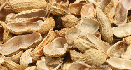 ground nut shells