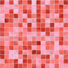 Seamless red tiles texture