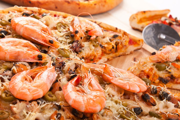 seafood pizza