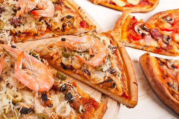 seafood pizza