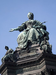 Fototapeta na wymiar Vienna - Królowa Maria Teresa góry