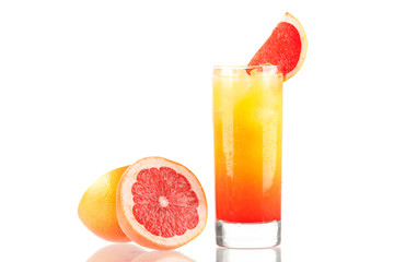 Tequila sunrise alcohol cocktail