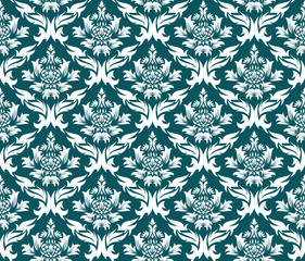 seamless damask pattern