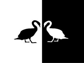 Schwan-Silhouette