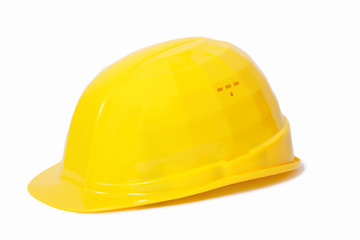 yellow protective helmet