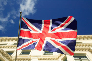 Union Jack flag of the United Kingdom