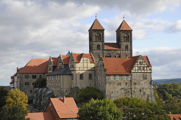 Schloss und Stiftskirche in Quedlinburg