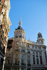 Fototapeta na wymiar Inteligentne budynki w Madrycie