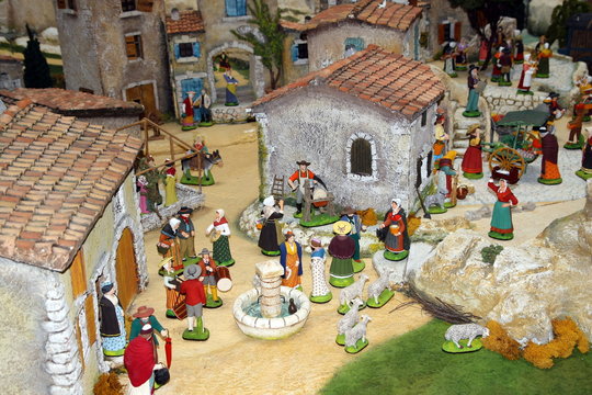 Cr&egrave;che de No&euml;l en Provence
