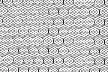 Lichtdoorlatende rolgordijnen Stof black lace fabric pattern