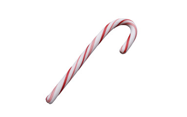 candy cane isolated on white