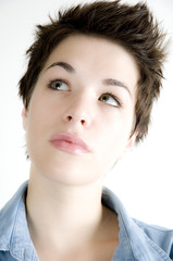 Fototapeta premium Nice look from a Women