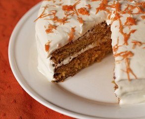 missing slice carrot cake