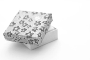 Gray & silver giftbox