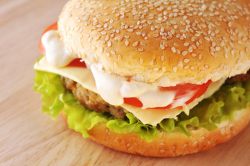 sandwich with  cutlet