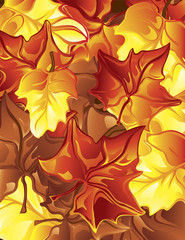 Fall leaves background