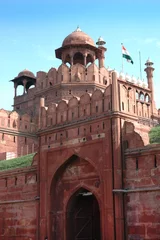 Foto op Plexiglas Lal Qila - Rotes Fort, Delhi, Indien © Tetastock